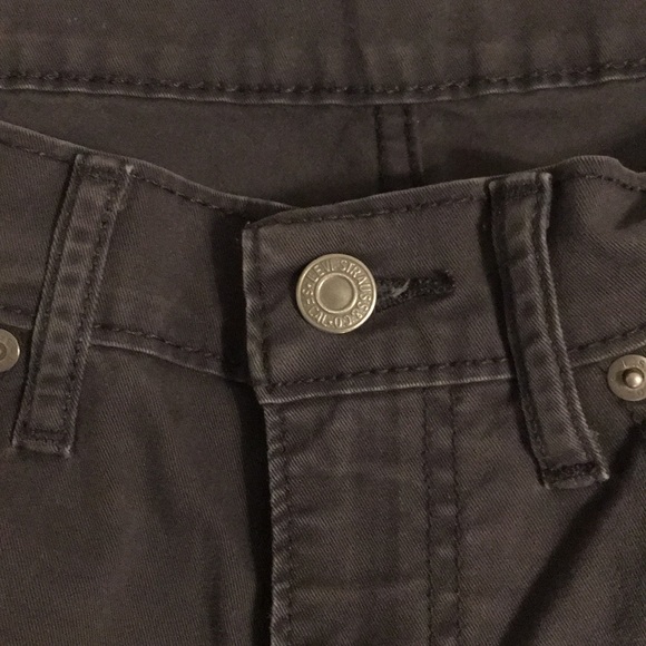 Dark Gray Levi 514 Jeans - Picture 2 of 3